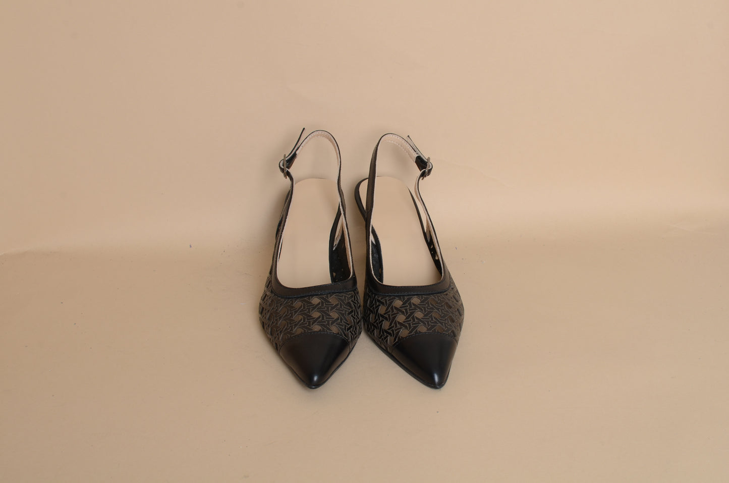 Elara - Black Lace Heel – 100% Genuine Leather, Handmade in Turkey | Women’s Elegant & Romantic Shoes