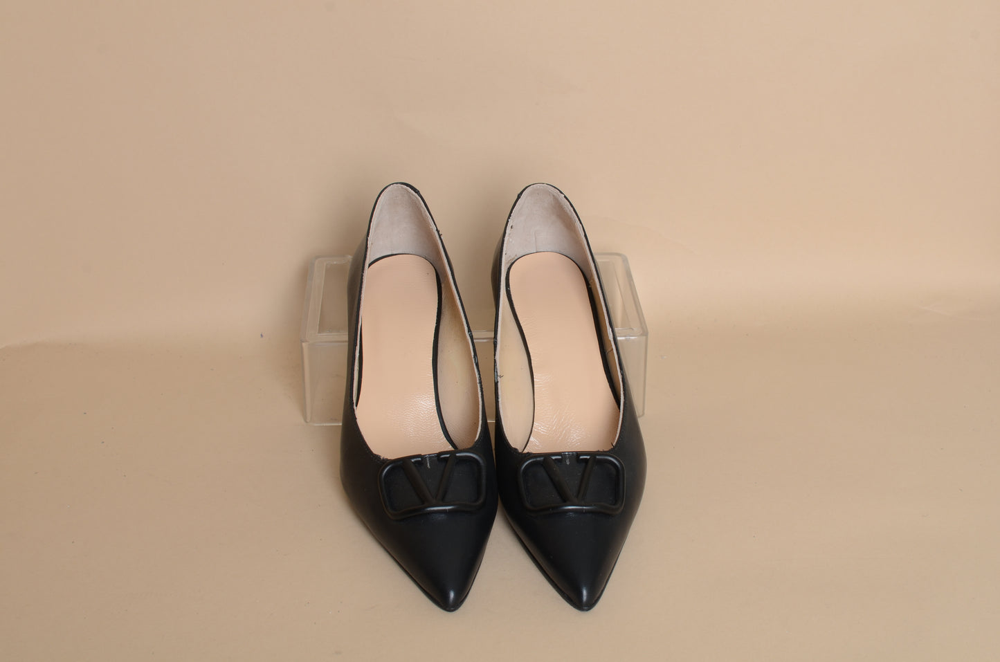 Celeste - Black Low Heel – 100% Genuine Leather, Handmade in Turkey | Women’s Elegant & Comfortable Shoes