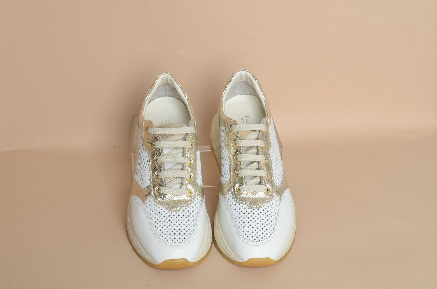 AuroraGold Studded Shoe – 100% Genuine Leather, Handmade in Turkey | Women’s Bold & Luxurious Studded Shoes
