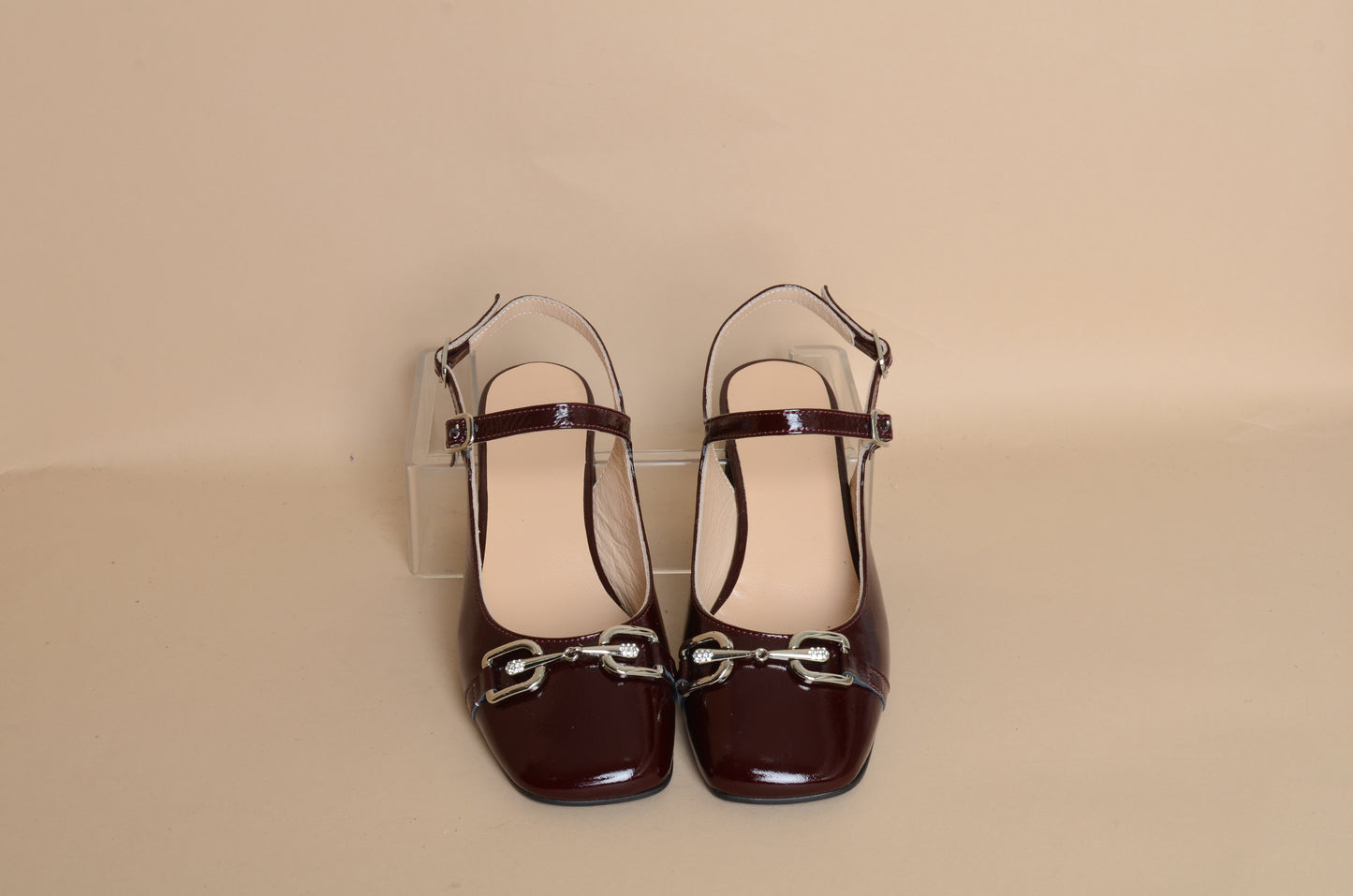 Vivienne - Bordeaux Classic Heel – 100% Genuine Leather, Handmade in Turkey | Women’s Elegant & Timeless Heels