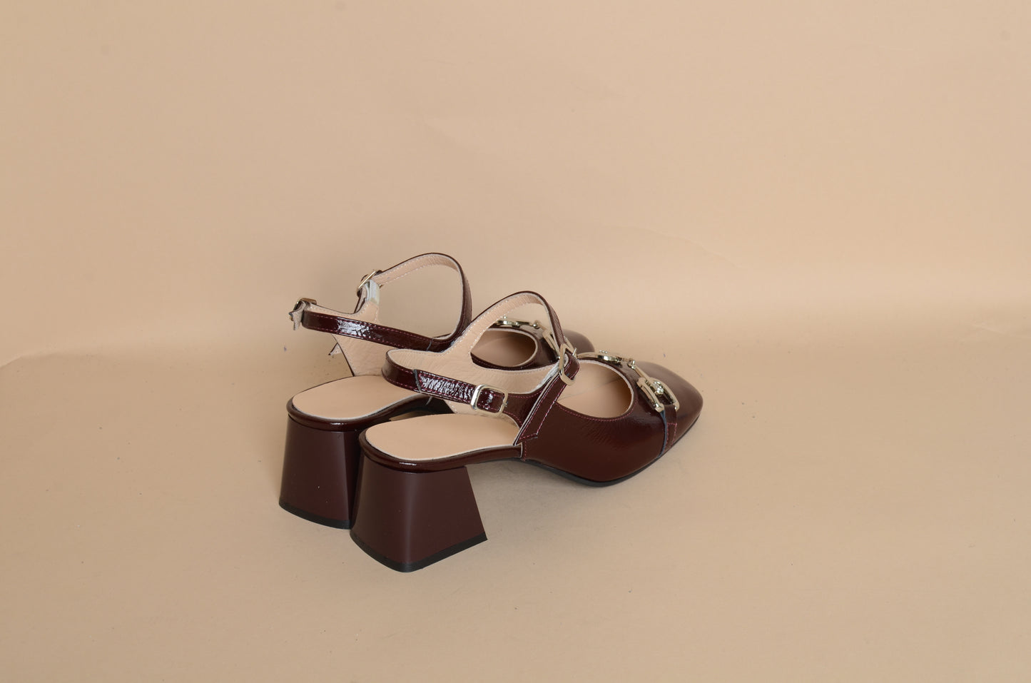 Vivienne - Bordeaux Classic Heel – 100% Genuine Leather, Handmade in Turkey | Women’s Elegant & Timeless Heels