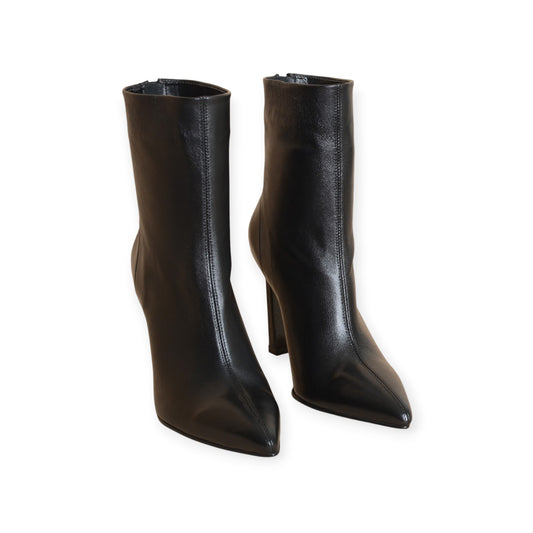 Ingrid Cream Leather Ankle Boots Handmade in Turkey Ruka Shoes