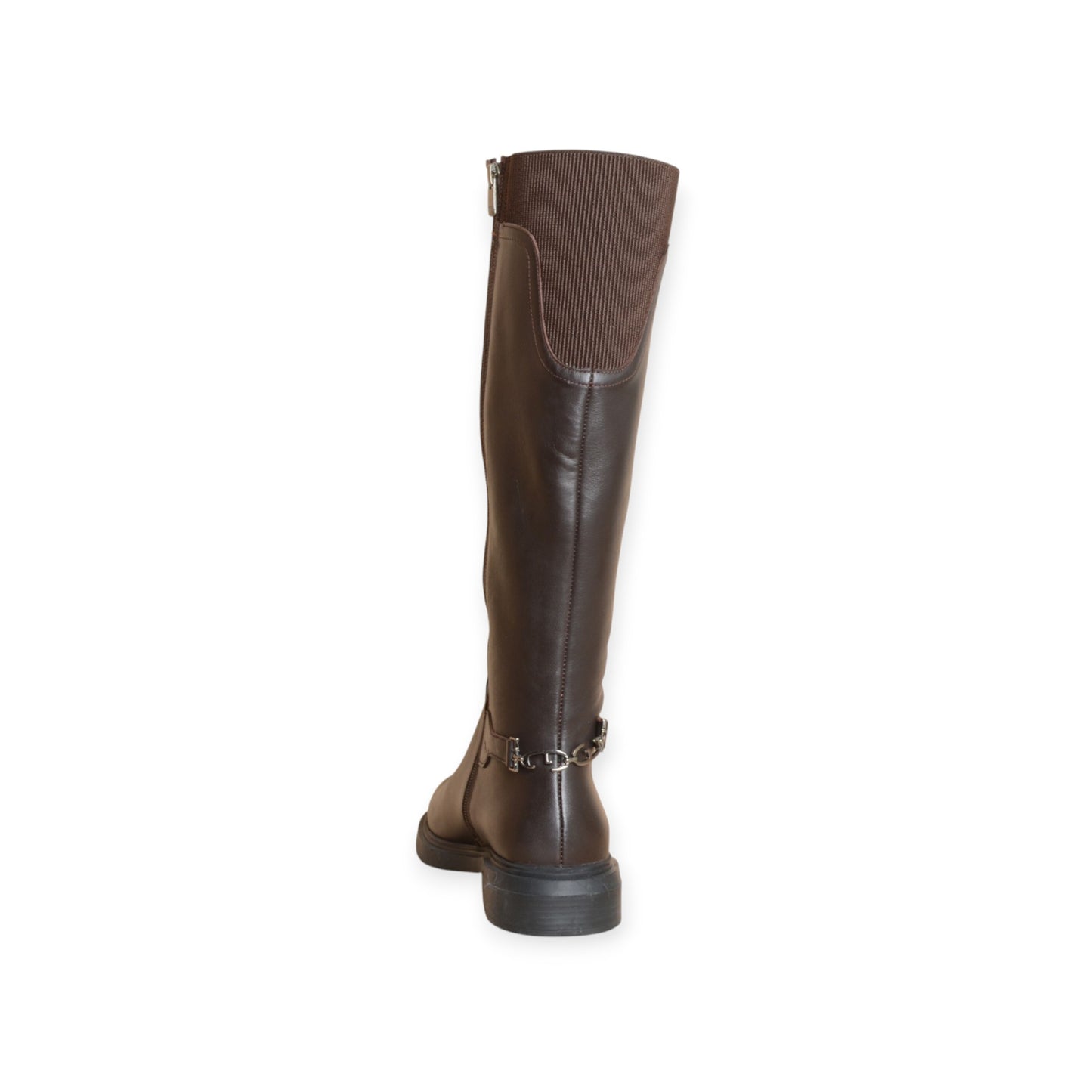 Idunn Brown Leather Knee-High Boots Handmade in Turkey Ruka Shoes