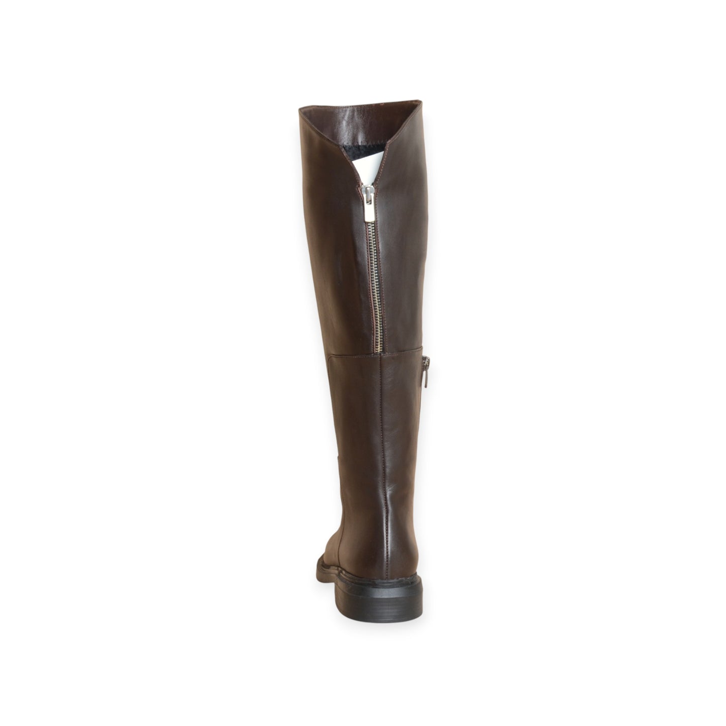 Skadi Brown Leather Knee-High Boots | Handmade in Turkey | Ruka Shoes