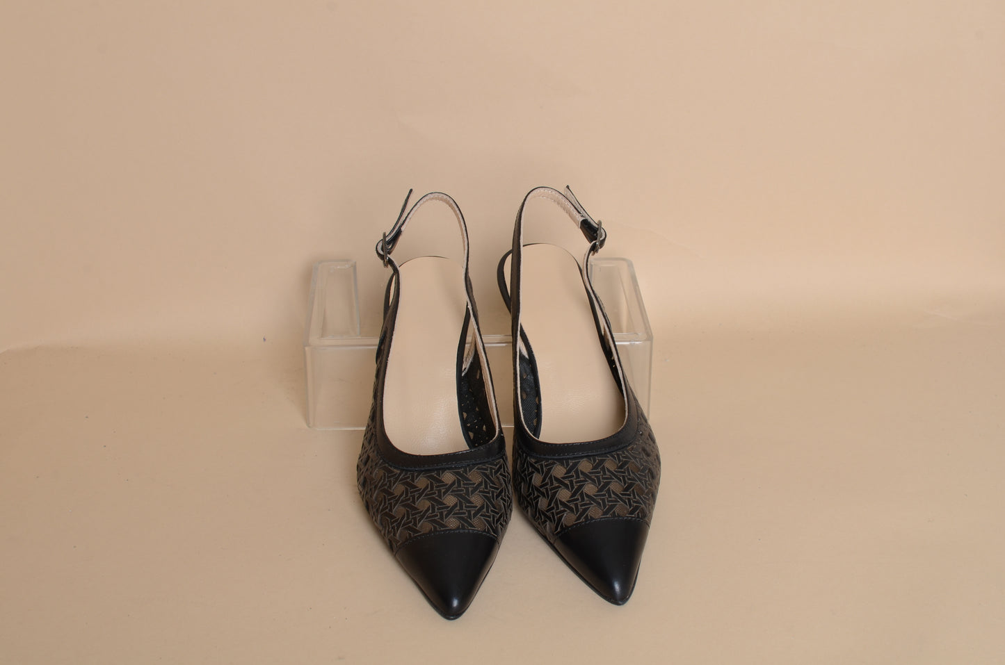 Elara - Black Lace Heel – 100% Genuine Leather, Handmade in Turkey | Women’s Elegant & Romantic Shoes